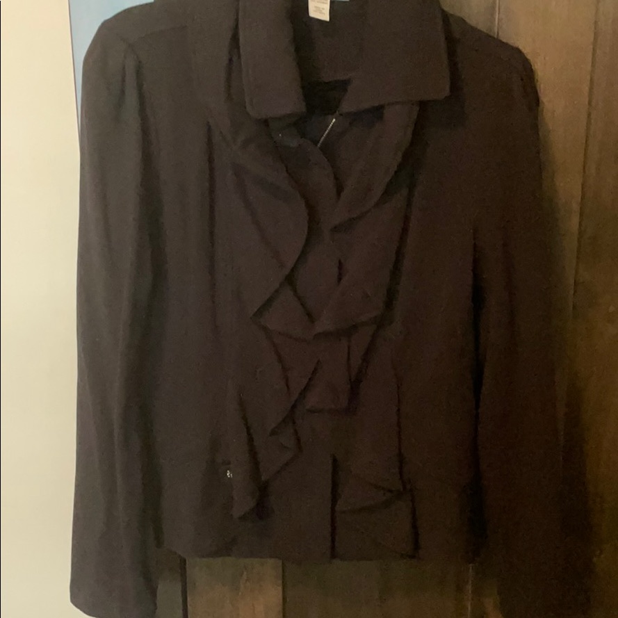 Black Ruffle Jacket